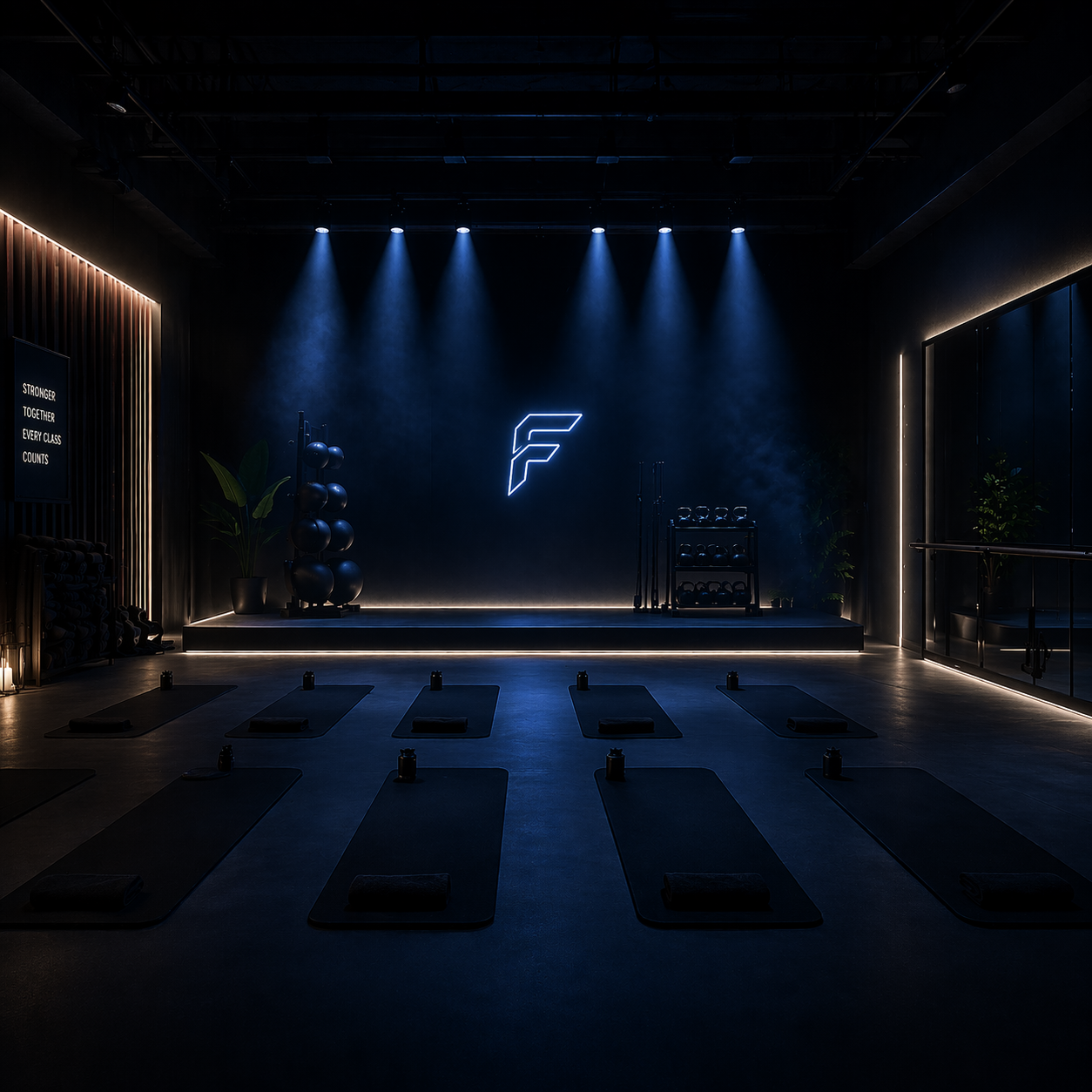 Boutique fitness studio